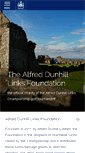 Mobile Screenshot of alfred-dunhill-links-foundation.org